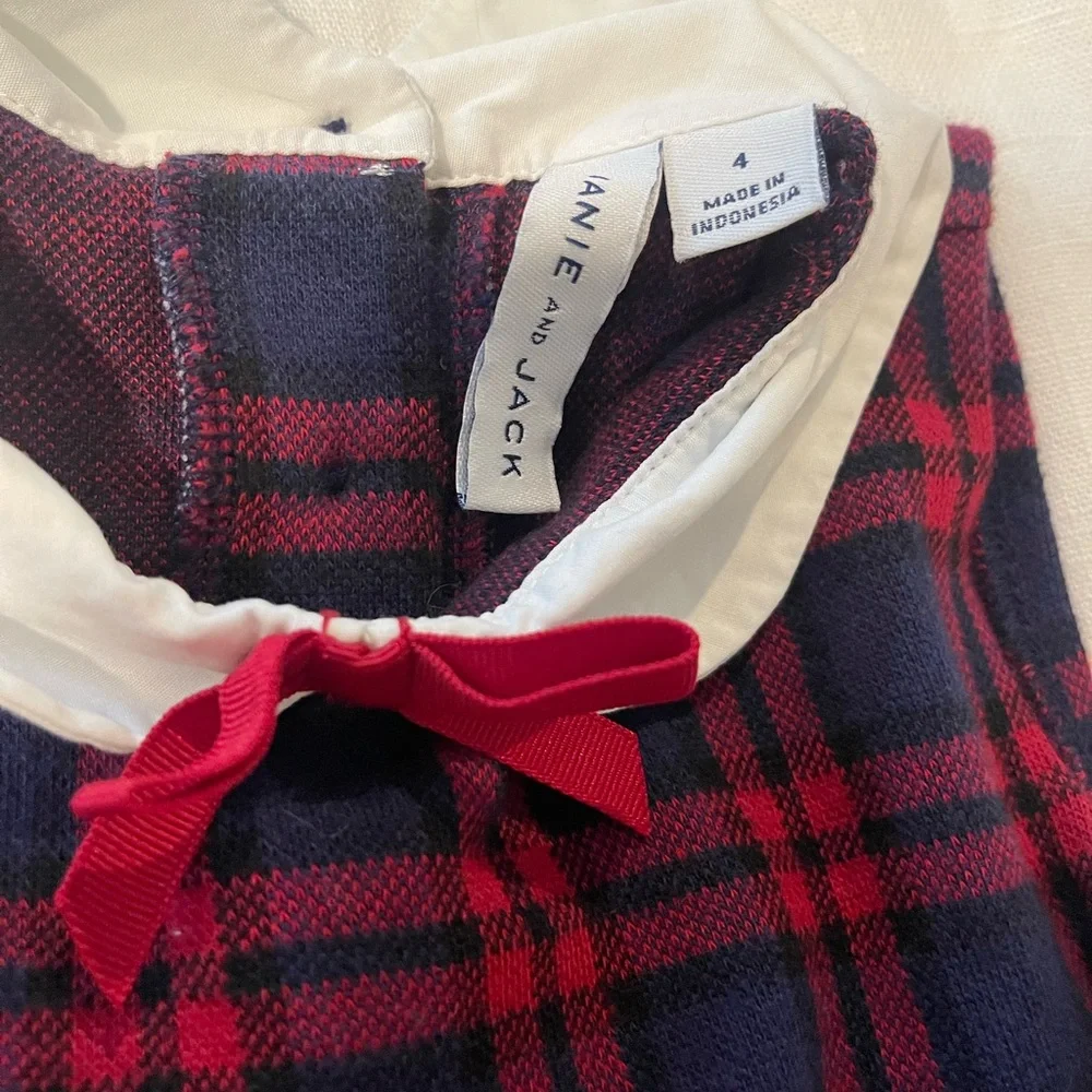 Janie and Jack Navy and Red outfit.